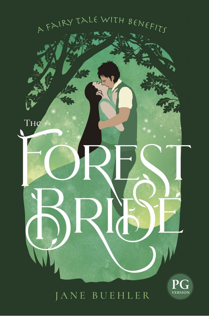 cover of The Forest bride showing two people kissing in a forest, with a "PG" icon